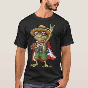 Camiseta rana coqui bandera de puerto rico fútbol puertorri