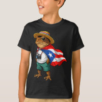 Rana Coqui Bandera de Puerto Rico Taino Boricua