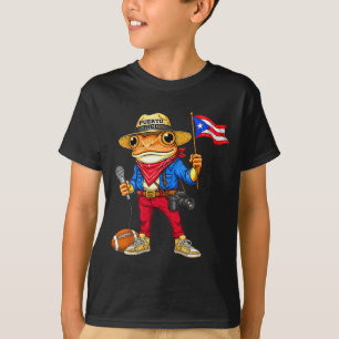 Camiseta Rana coqui de puerto rico música de calle fútbol