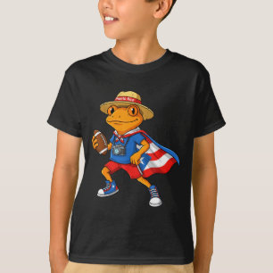 Camiseta Rana coqui genial bandera de puerto rico fútbol di