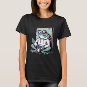 Camiseta Rana Coqui Puerto Rico Taino Bandera Puertorriqueñ