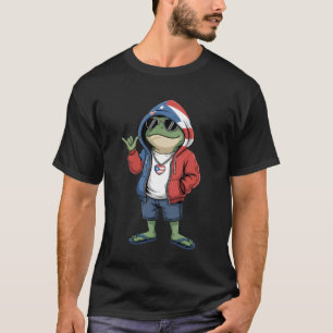Camiseta Rana Coqui Puerto Rico Taino Bandera Puertorriqueñ