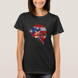 Camiseta Rana Coqui tocando guitarra animal Puerto Rico