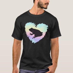 Camiseta Rana Corazón Bonito  Me Encantan Las Ranas Sapo Ca