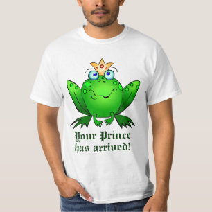 Camiseta Rana Corona Tu Príncipe Ha Llegado