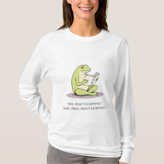 Camiseta Rana corta leyendo camisas de mujeres