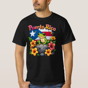 Camiseta Rana cultural de Puerto Rico