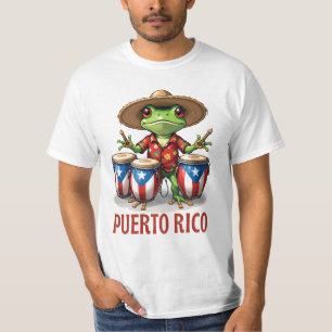 Camiseta Rana cultural de Puerto Rico