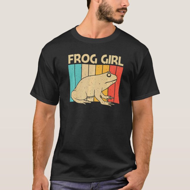 Camiseta Rana Cuta Para Chicas Mamá Toad Catcher Mascota An (Anverso)