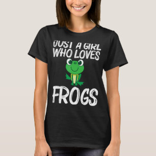 Camiseta Rana Cuta Para Chicas Mascota Animal De Zoo Forest