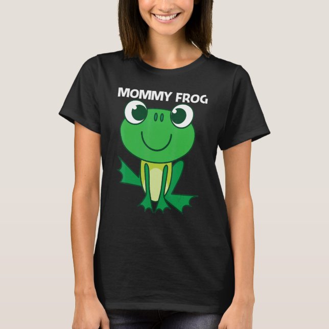 Camiseta Rana Cuta Para Mujeres Mascotas De Zoológico De Ma (Anverso)