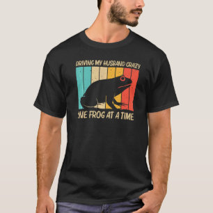 Camiseta Rana Cuta Para Mujeres Ranas De Madera Tadpole Ani