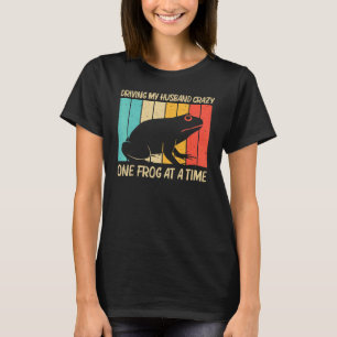 Camiseta Rana Cuta Para Mujeres Ranas De Madera Tadpole Ani