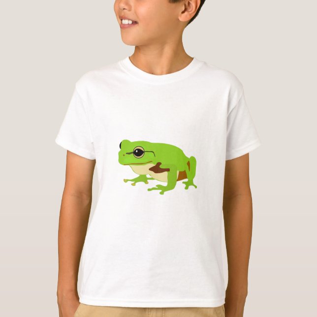 Camiseta Rana Cute Green Tree (Anverso)