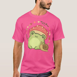Camiseta Rana Cute Kawaii Con Toadstool Gorra Y S