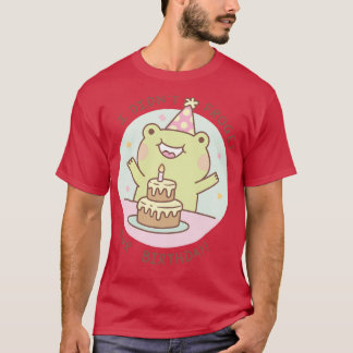 Camiseta Rana Cute No Olvidó Tu Pun De Cumpleaños