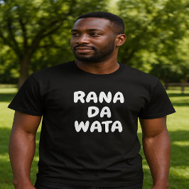 Camiseta rana da wata - Sol y luna en Hausa