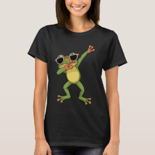 Camiseta Rana Dabbing con gafas de sol Rana Guay de Pose di