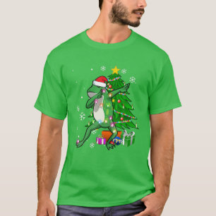 Camiseta Rana Dabbing Niños de árbol de Navidad Hombres Paj