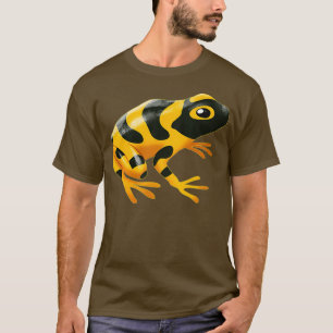 Camiseta Rana Dart venenosa - Amarillo negro - Anfibio - I