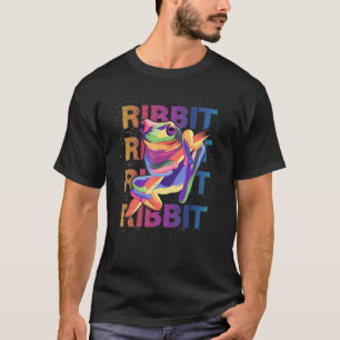 Camiseta Rana de árbol Colorido Arte Rojo Amantes Agalychni