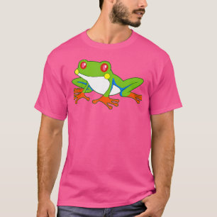 Camiseta Rana de árbol de ojos rojos Ama Rana de árbol de o