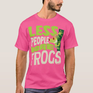 Camiseta Rana de árbol de ojos rojos anfibios menos gente
