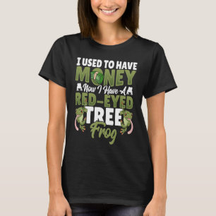Camiseta Rana De Árbol Ojo Rojo En Lugar De Dinero