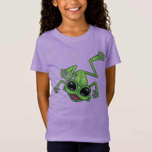 Camiseta Rana de árbol verde feliz