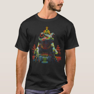 Camiseta Rana de arte animal amante arquitectura animales r