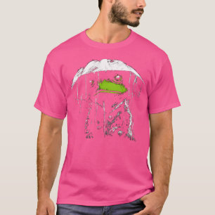 Camiseta Rana de arte animal de dibujo de rana