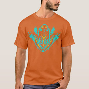 Camiseta Rana de arte de estilo indio nativo americano
