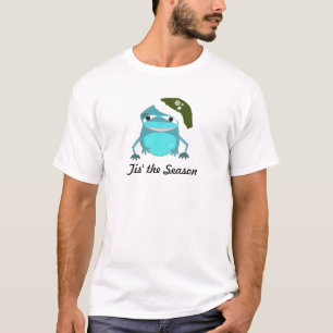 Camiseta Rana de Boca Ancha con Sombrero Festivo