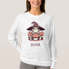 Camiseta Rana de brujería suave en hongos