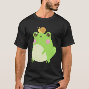 Camiseta Rana De Cottagecore Con Estética De Snail Forestco