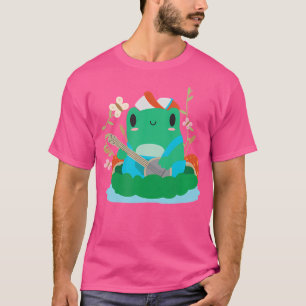 Camiseta Rana de Cottagecore Jugando Al Gorra De Los Hongos