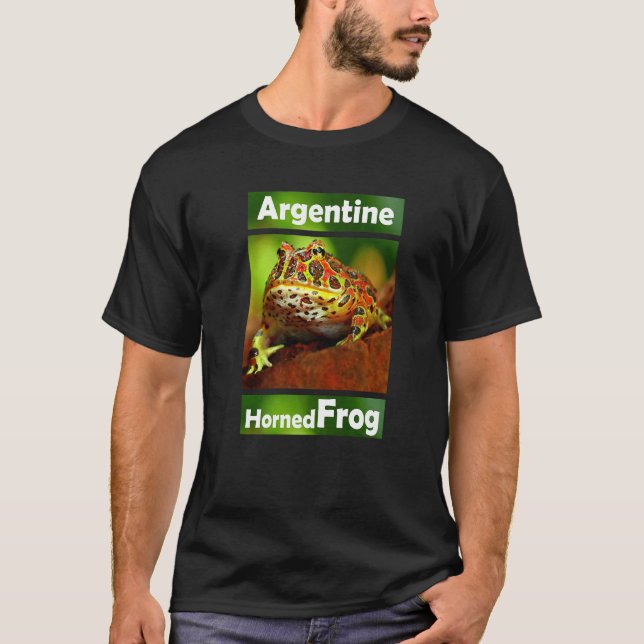 Camiseta Rana de cuerno argentino (Anverso)
