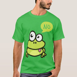 Camiseta Rana De Declaración Graciosa No Simplemente No