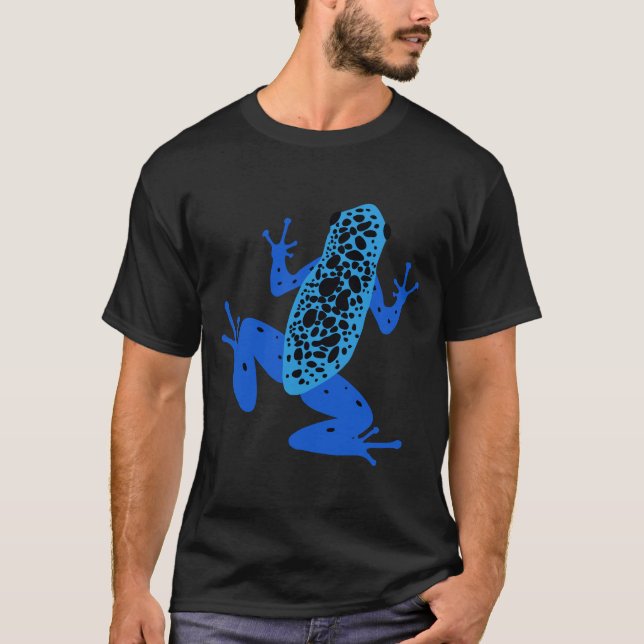 Camiseta Rana de envenenamiento negro (Anverso)