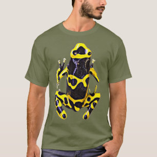 Camiseta Rana de flecha de veneno amarillo diseña veneno D