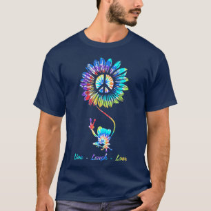 Camiseta Rana de girasol Lía en vivo Amor Gracioso Tye 
