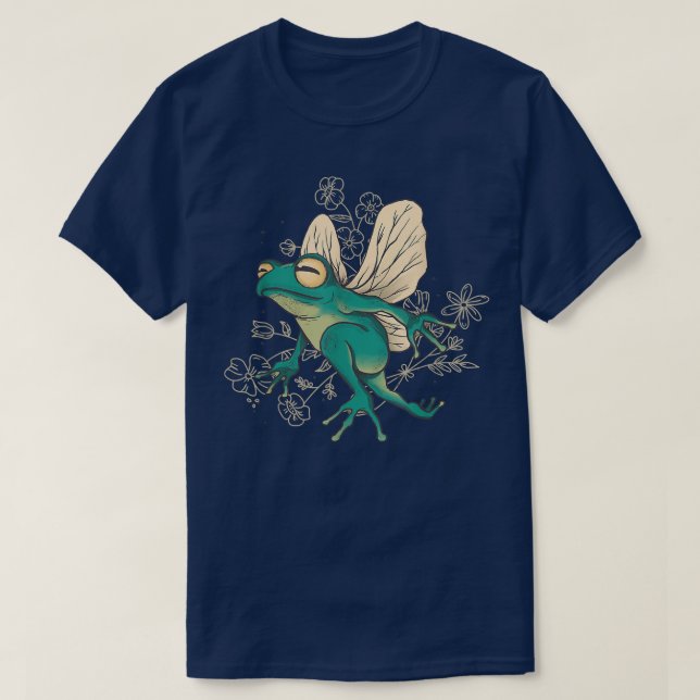 Camiseta Rana De Hadas Con Alas (Diseño del anverso)