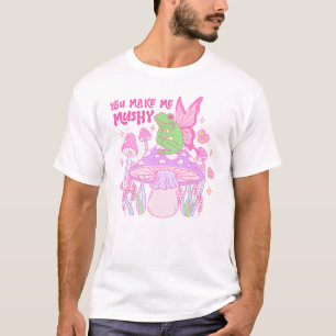 Camiseta Rana de hadas y hongos, me haces musculoso