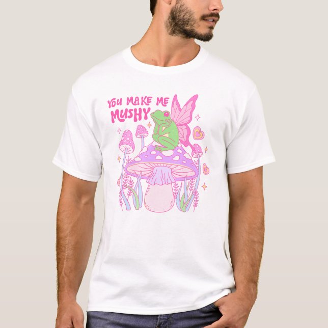 Camiseta Rana de hadas y hongos, me haces musculoso (Anverso)