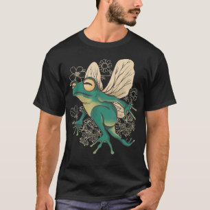 Camiseta Rana de hembra dulce Goblincore Estética Graciosa 