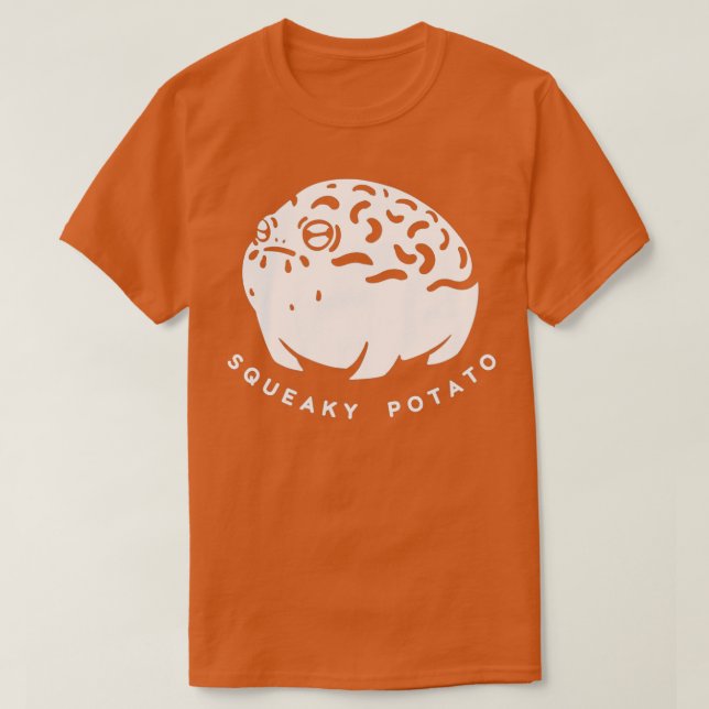 Camiseta Rana de lluvia del desierto linda patata anfibia e (Diseño del anverso)