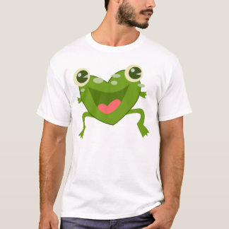 Camiseta Rana de los corazones del dibujo animado