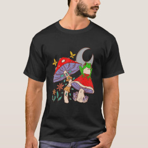 Camiseta rana de mezcla de hongos lindo