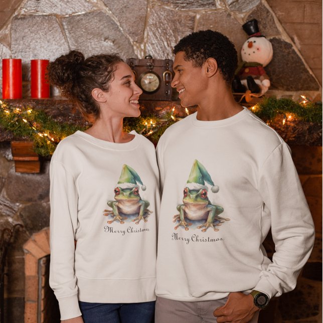 Camiseta Rana de Navidades rojos, personalizado (Subido por el creador)