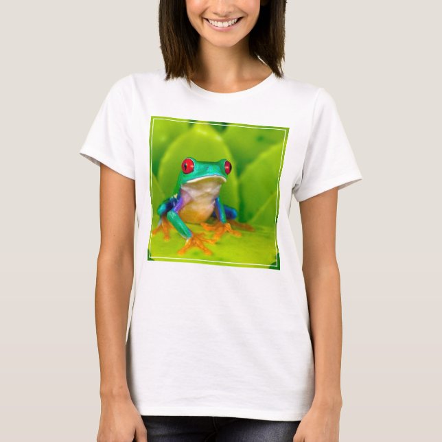 Camiseta Rana de ojos rojos, Costa Rica (Anverso)